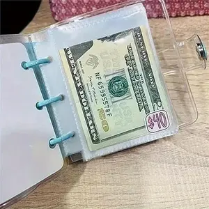 Save Money Challenge Binder, Savings Envelope Included, Mini Budget Organizer with Cash Accessories, Collection Storage, Savings Tracker Organizer, Monthly Budget Planner, Savings Challenge Planner