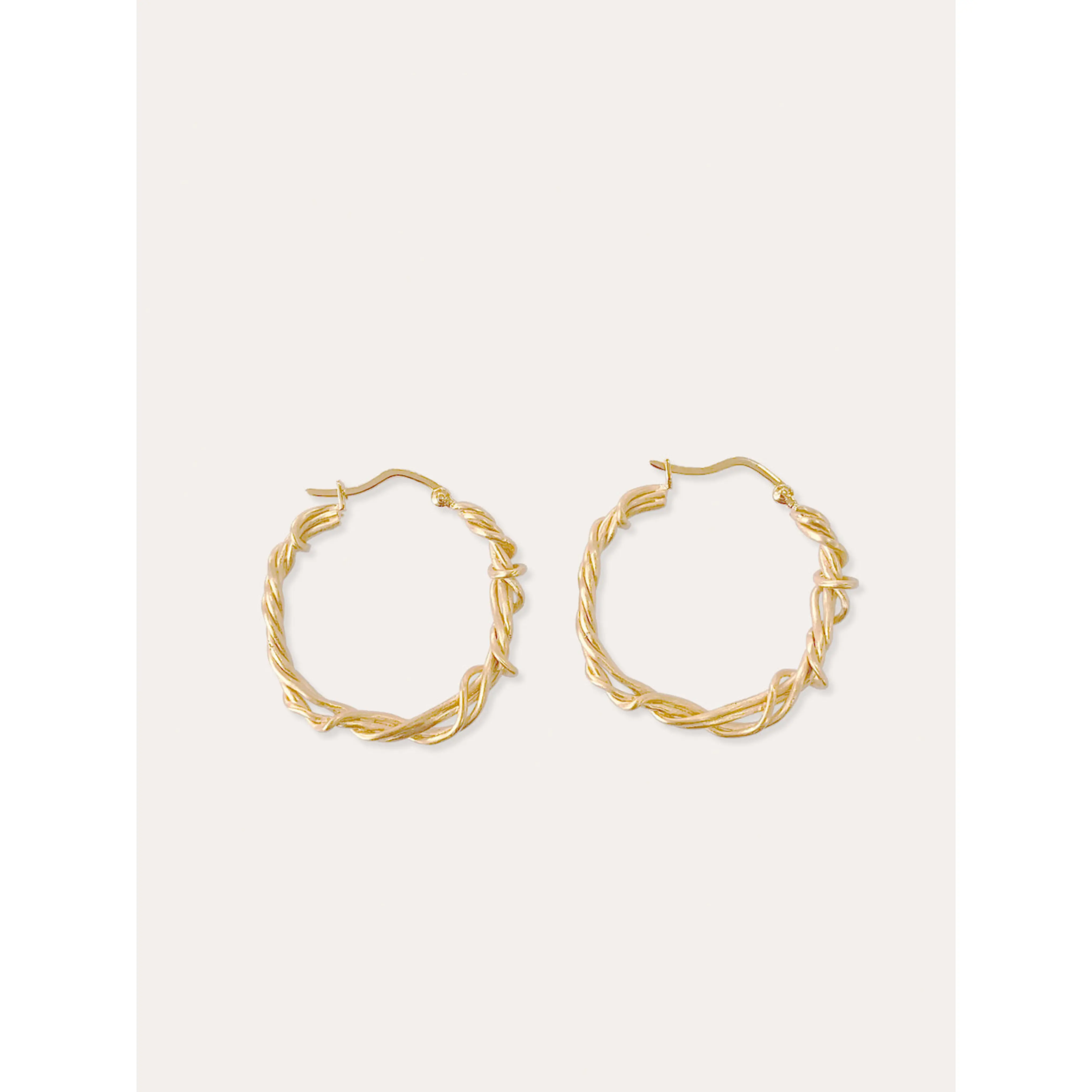 The Chance Encounter Gold Vermeil Wire Earrings