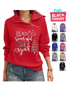 FISOEW Womens Zipper Sweatshirt Turtleneck Long Sleeve Pullover Casual Loose Sweatshirts Top T Shirts Hoodie Soft hoodies women parke mockneck sweatshirt essential hoodies sweatshirts Christmas gift Fashion Womenswear bistro hoodie ditch masked hoodie