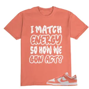 Dunk Mango Light Wild White  T Shirt Match MATCH