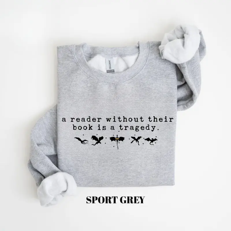 Fourth Wing Sweatshirt, Basgiath War College Crewneck, Fantasy Book Lover Pullover, Dragon Rider Inspired Sweater, Cozy Reader Gift, Bookworm Fall Apparel