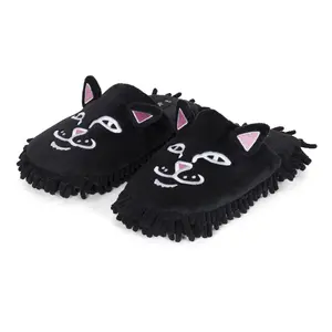 Jermie Mop Slippers (Black)