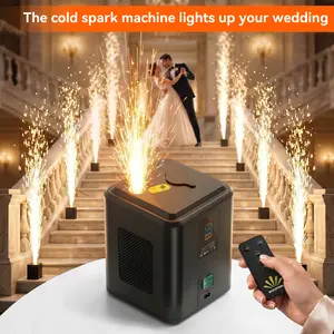 Mini Cold Spark Machine - The Ideal Choice For Weddings, Parties, Outdoor Events And Stage Performances. Safe And Reliable Non-Heated Spark Effect.(Not Include Material)