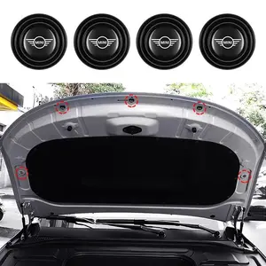 4Pcs Car Door Shock Absorber Cushion Shockproof Pad For Mini Cooper ONE S JCW F54 F55 F56 R55 R56 R57 R58 R59 R60 Countryman Auto Accessories Car Door Protector