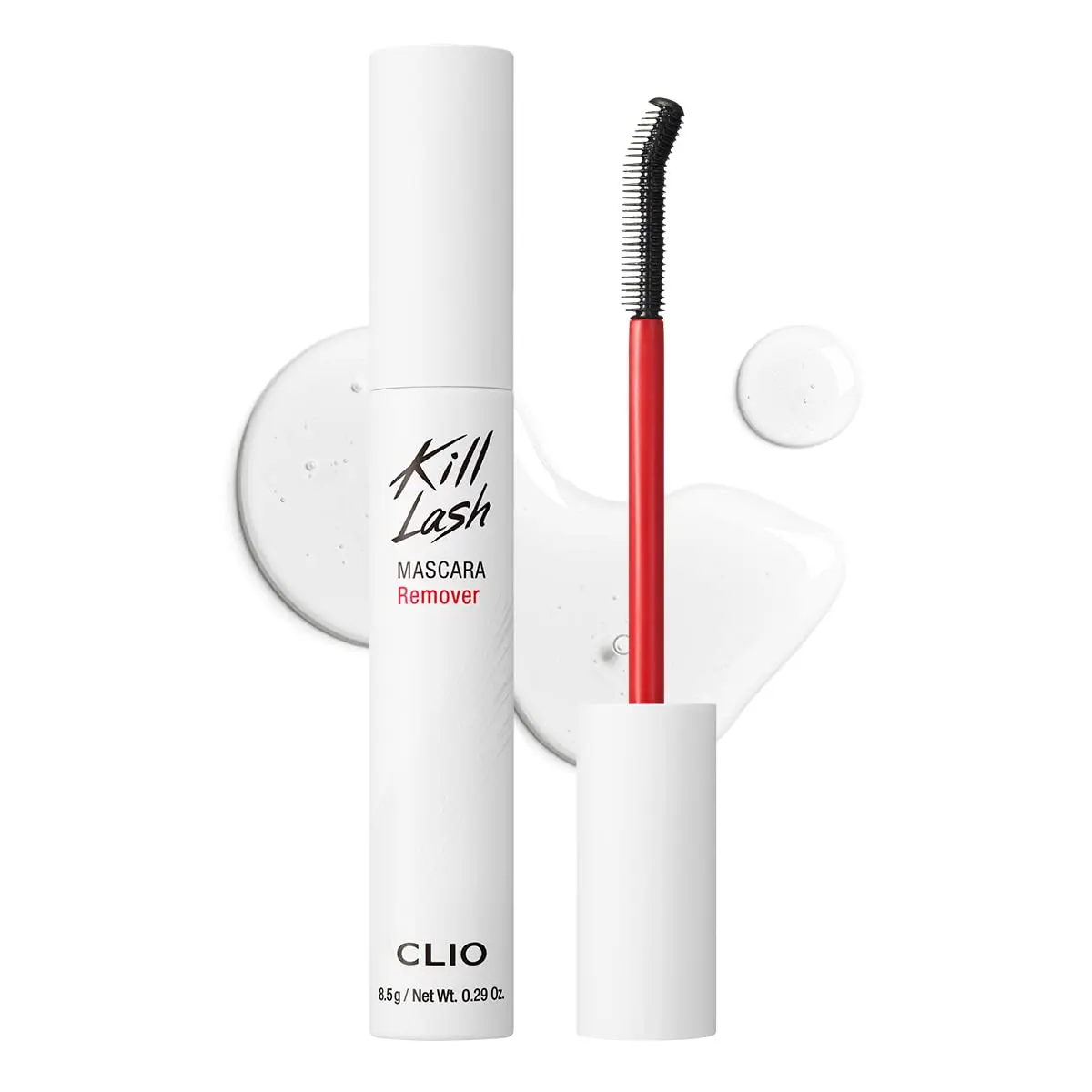 CLIO Kill Lash Superproof Mascara, Waterproof Fiber Lengthening for Straight Lashes, Smudge & Flake-Proof, Clump-Free Lash Extension for Lifted Curl, Safe for Sensitive Eyes (001 Long Curling)