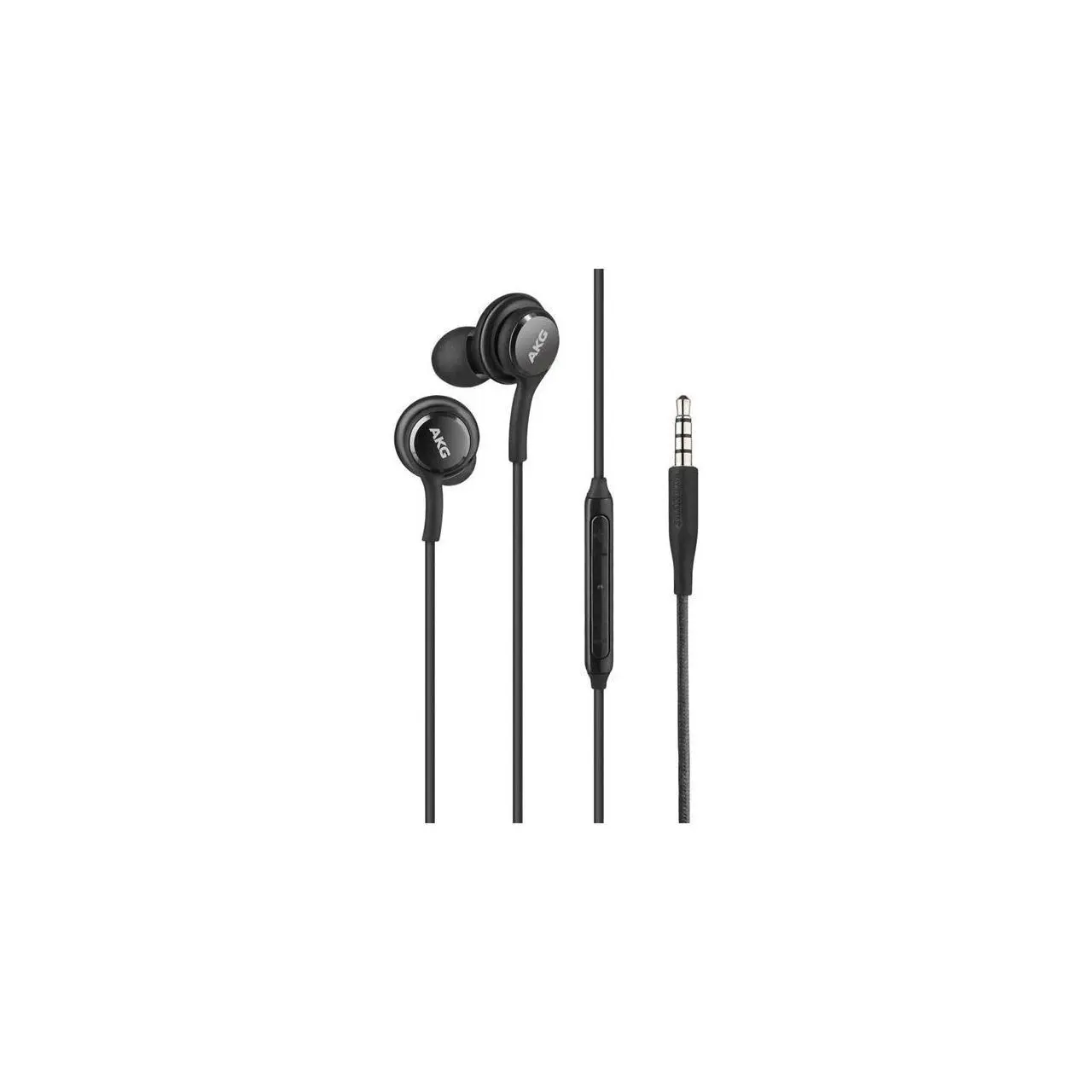 4XEM 3.5mm AKG Earphones with Mic and Volume Control Black 4XSAMEARAKGB