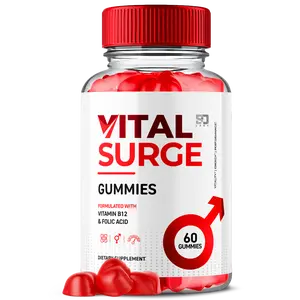 Vital Surge Gummies Advanced Formula Supplement with Extra Strengh Ingredients, 60 Gummies per Bottle Edible Dietary