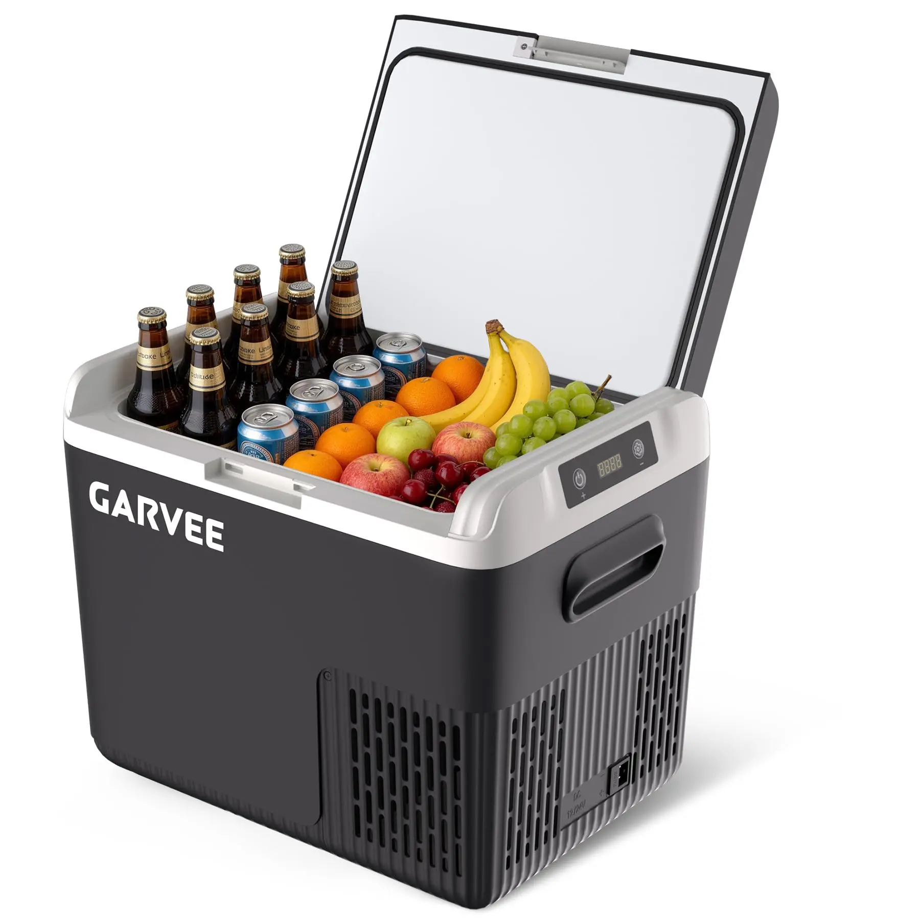 Rapid Freezing Portable Car Refrigerator – 19 Quart (18L) Mini Freezer Fridge – -4°F to 68°F, Electric Compressor Cooler, 12/24V DC – Ideal for Travel, Camping, Road Trips – PAS_333N