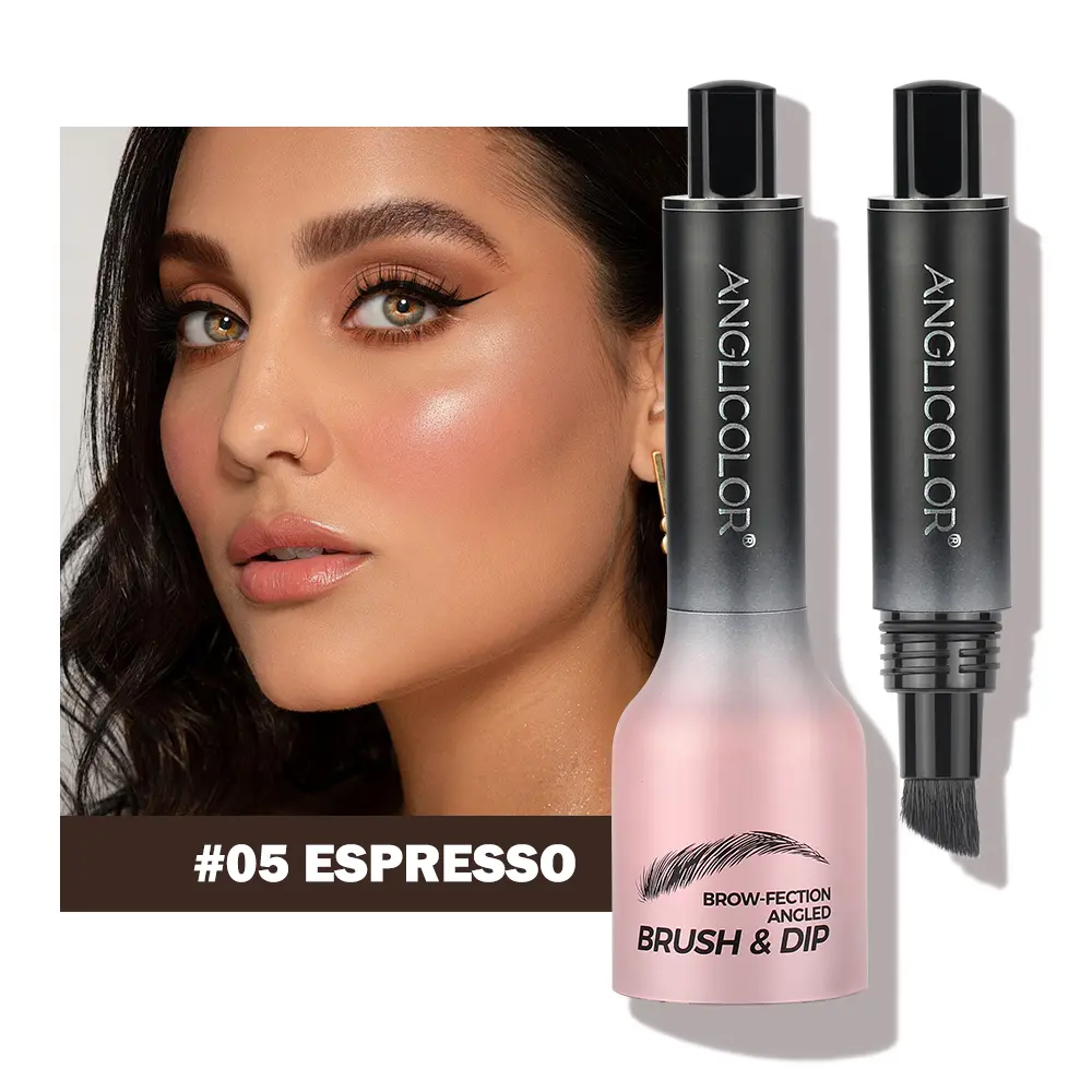 Microblading Eyebrow Pen Stamp, Waterproof Natural Brow Makeup Tool, Hair-Like Stroke Eyebrow Pencil for Fuller Defined Brows Gloss Lipgloss Lipstick Cosmetic Glossy Lip Care