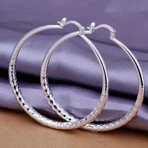 Silver Hoops That Hit Different Classic Design Statement Piece Versatile for Casual & Formal Occasions Unmatched Style