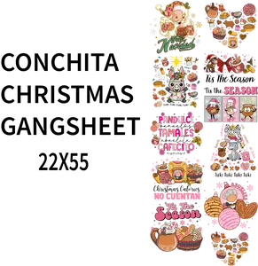 Conchita christmas gagnsheet for apparel making