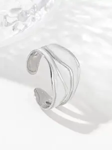 Simple Adjustable Open Metal Ring, Fashion Jewelry for Party, Daily Clothing Decor, Trendy All-match & Exquisite Jewelry for Birthday Gift, Open Adjustable Rings, Stainless Steel Rings