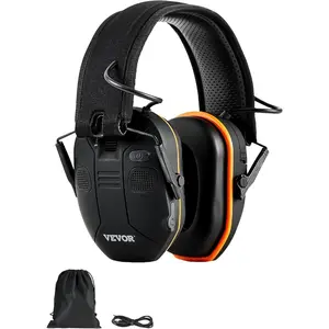 VEVOR Safety Earmuffs, Electronic Ear Muffs with 5.1 Bluetooth Technology Ear Protector, Noise Reduction Headphone NRR23dB, Hearing Protection Earmuffs for Shooting, Manufacturing and Lawn MowingVEVOR Super Brand Day