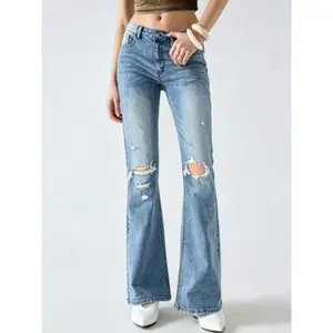 Women's High-Rise Slim Trouser Jeans - Exclusive Womenswear Bottom