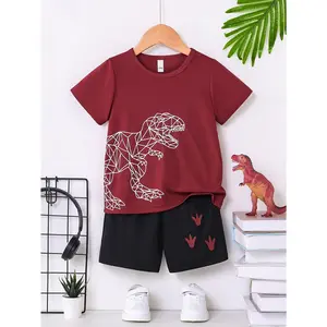 New(New)[Summer Fashion] 2pcs Boys' Summer Casua