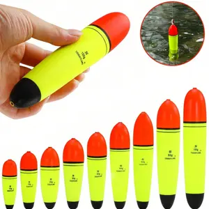 High-Buoyancy Drift Floats 1pc For 10g-100g Sinkers, Solid EVA Core, Low Resistance & Long Throw, Copper Wire Protection, EVA Foam Fishing Floats, Copper Wire Port, Bean Control, For Freshwater, Saltwater Fishing Gear, Fishing Accessories