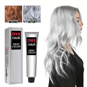 EELHOE Hair Coloring Agent — "Granny Gray" Trendy Hair Dye Paste: Easy-to-Apply, Conditioning, Long-Lasting, Gentle, and Non-Damaging to Hair.