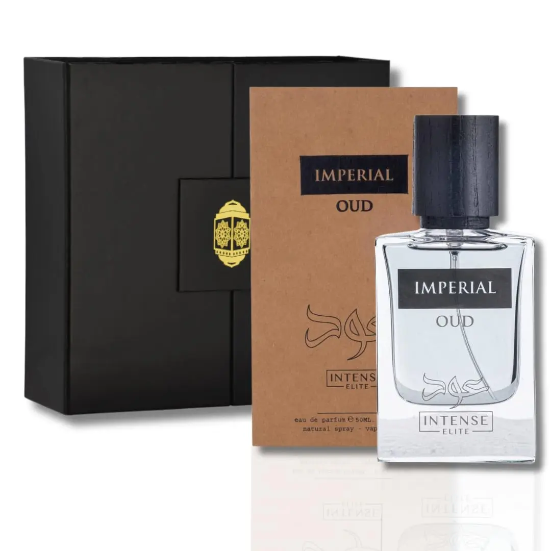 Imperial Oud EDP 50Ml (1.67Oz) WITH MAGNETIC GIFT SET by INTENSE ELITE