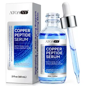 ATOANY Advanced Copper Peptide Smooth Lightweight Serum 60mL, Brightening Anti Aging: With a silky, hydrating texture, this serum feels light, refreshing, non-sticky, non-clogging. It helps combat dryness, leaving skin firmer and more radiant