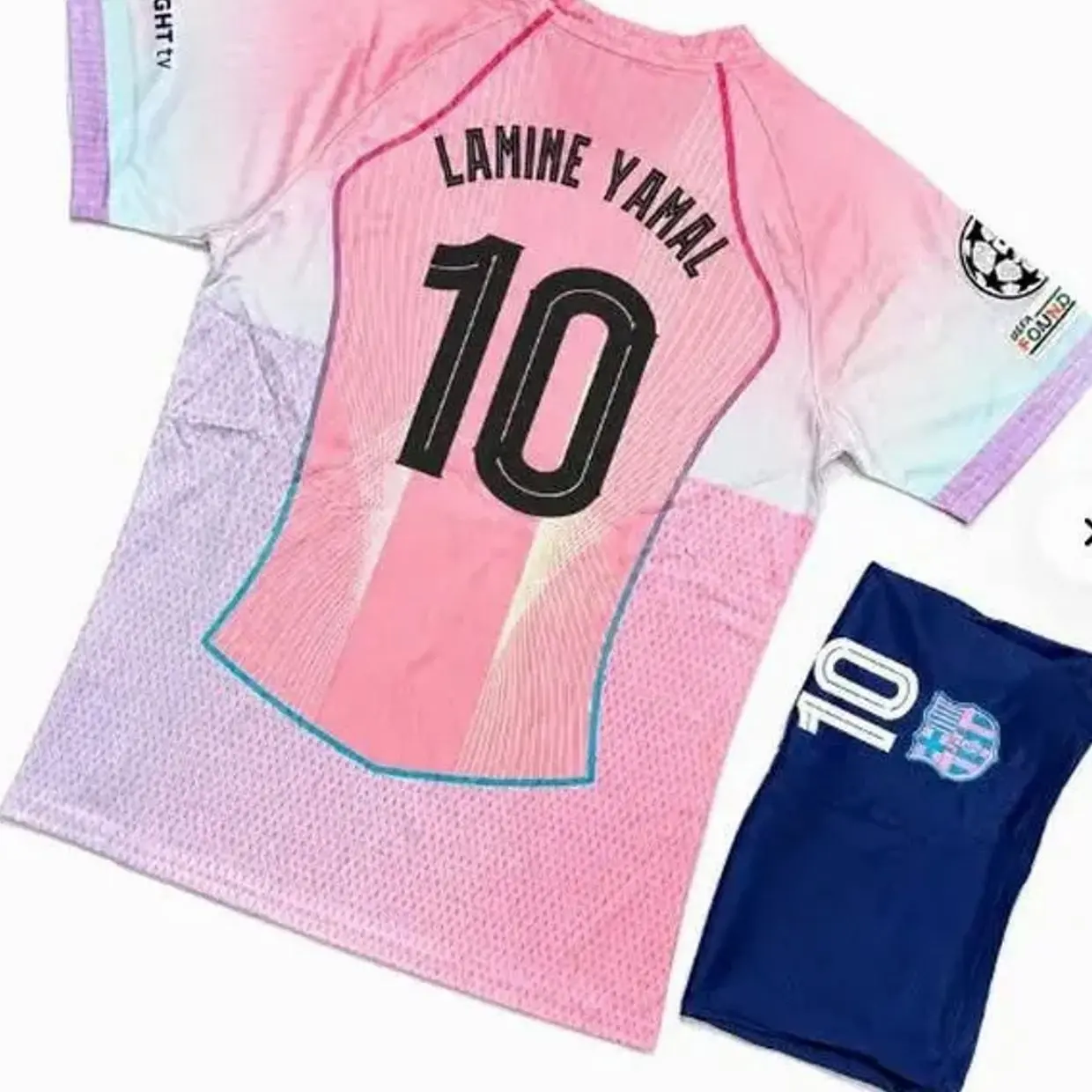 Personalized Football Uniform Set – Breathable Jersey and Shorts with Custom Printing 02