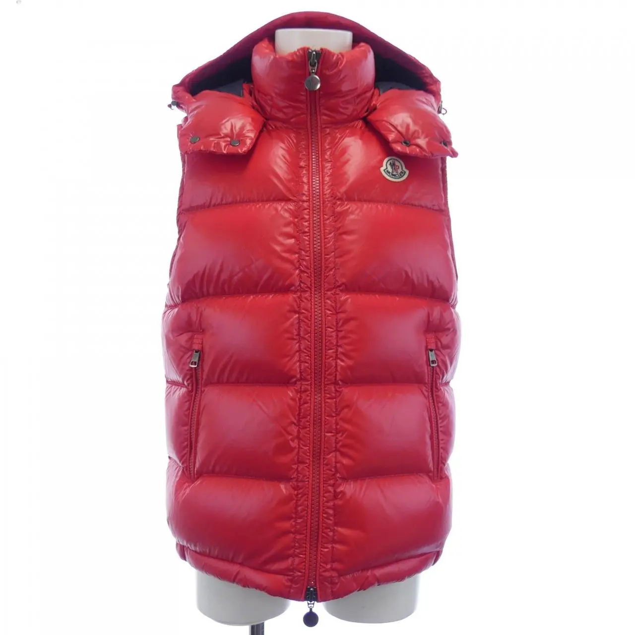 Pre-owned MONCLER Nylon Small Leather Goods BORMES Down Vest
