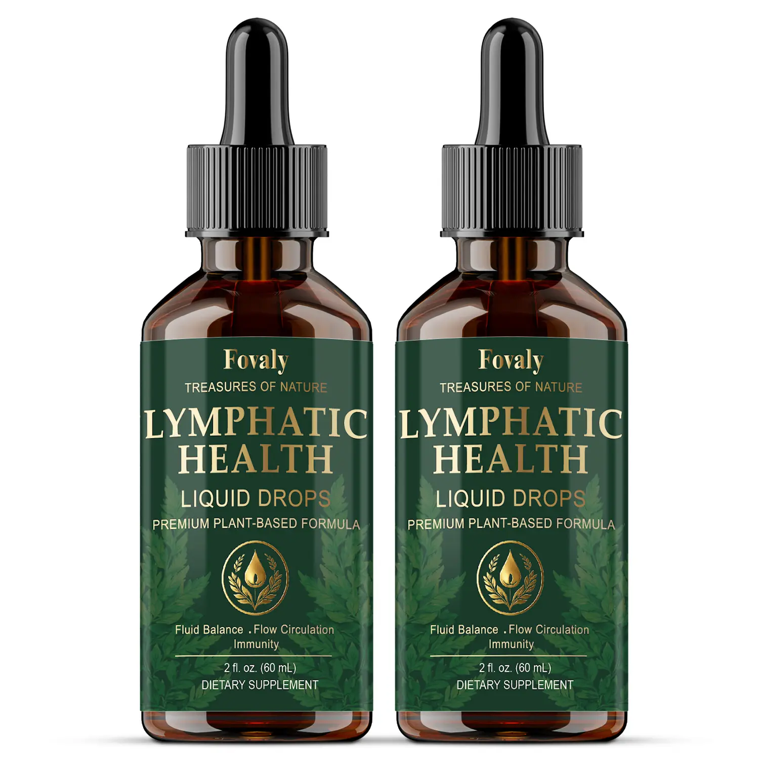 2 BOTTLES HERBAL HEALTH LIQUID DROPS
