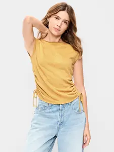 Old Navy Women's Cap-Sleeve Shirred Side Top