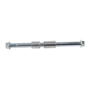 15mm (0.59 inch) Wheel Rim Axle 220mm Front Rear Axle Bolt for Motorcycle Dirt Pit Bike ATV UTV Go Kart Buggy Quad Drift Trike 4 Wheeler Scooter SDG SSR Pitster Coolster Baja 125cc 140cc 150cc 160cc
