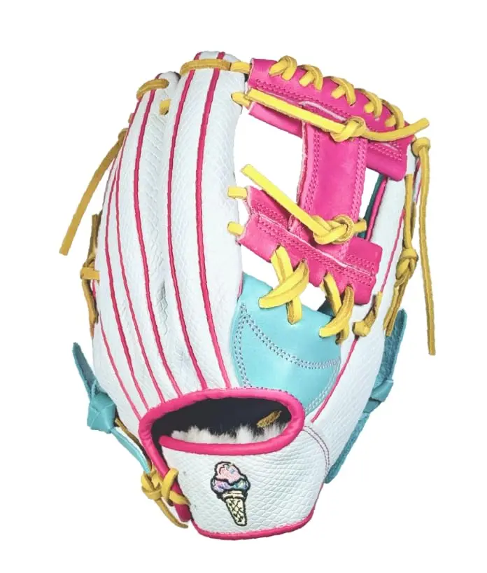 Sportz Drip 12-in Premium Leather Baseball Glove - Versatile, Bold Aesthetics, Durable Performance, Optimal Flexibility, Excellent Shape Retention, Reliable Grip, Outdoor Sports Equipment for Youth & Adults (Fielding), Unisex