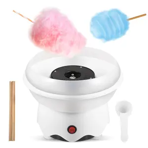 Mini Cotton Candy Machine For  Includes Sugar Scoop Sticks Maker Birthday Party Gifts Home Uses
