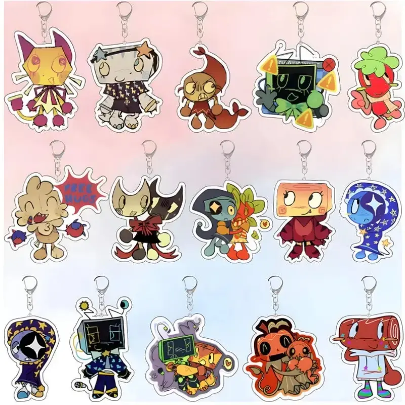 Dandys World Keychain - Kawai Dandy Characters Gigi Razzle Dazzle Goob Brightney Keychain