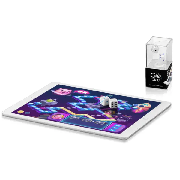 GoDice 2 Pack Smart Connected Bluetooth Dice Set | Interactive Board Games for Family, Kids & Adults