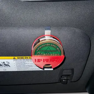 Zolster Copenhagen Grizzly Skoal Vehicle Sun Visor Holster - 3D Printed Car Organizer with Secure Clip & One-Hand Access - Available in Multiple Colors and Text Options