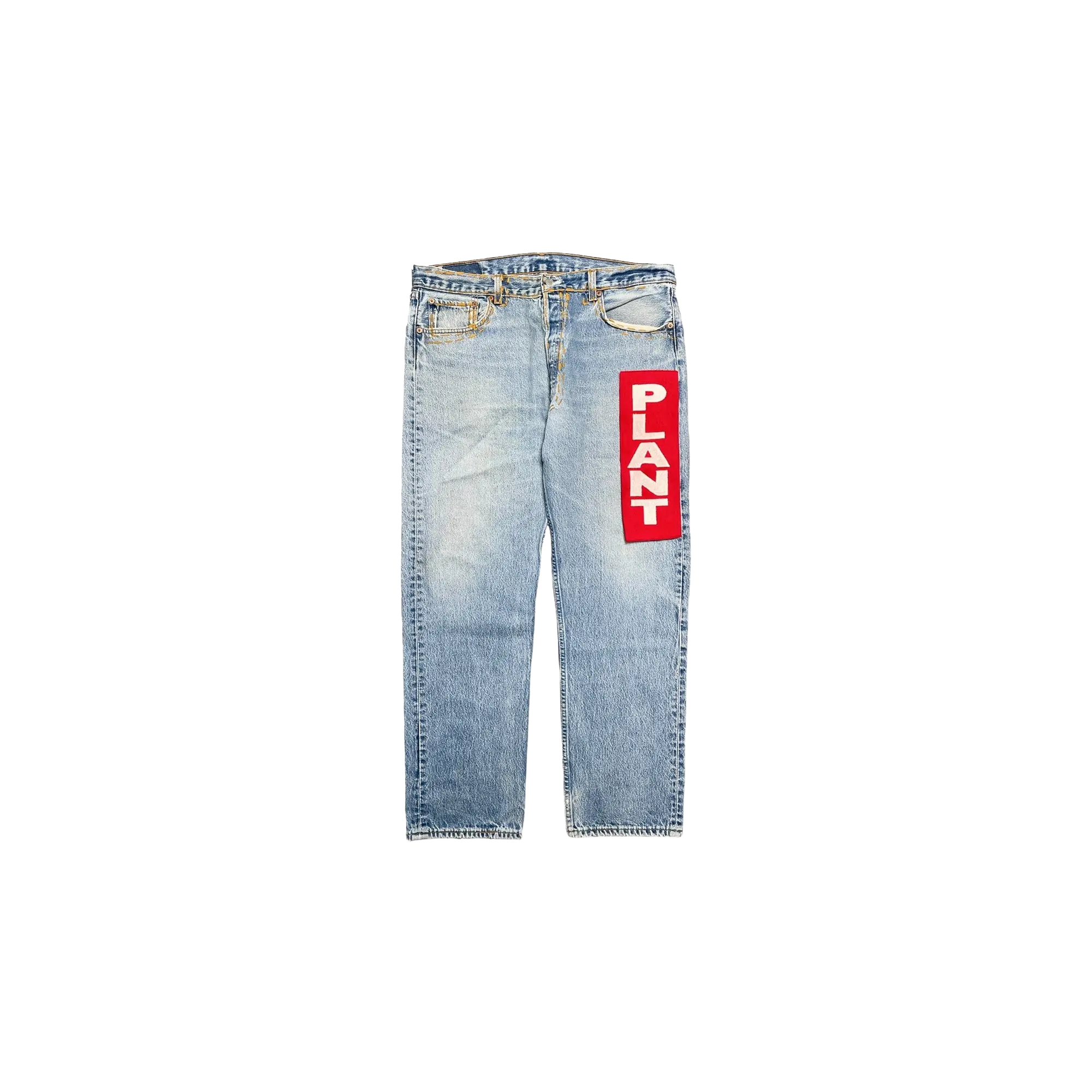 Levi's 501 ComplexCon Exclusive Denim Jeans "Cactus Plant Flea Market - Indigo / Red / White" DT291