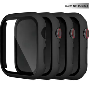 Watch Protective Case, Watch Protector Cover, Watch Screen Cover, Watch Protective Case Compatible With iWatch Series 9 8 7 6 5 4 3 2 1 SE Ultra 2022 2021 2020 2019 2018 2017 2016 2015 2014 2013