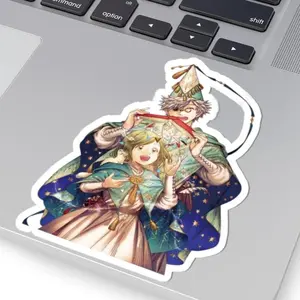 Witch Hat Atelier Coco · Agott · Tetia · Richeh · Qifrey Anime Manga Die-Cut Character Stickers – Perfect for Laptops, Journals, Gift Ideas, Fun Decor, and Celebrations