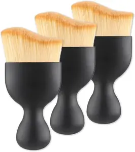 Interior Detailing Brush, Auto Interior Soft Hair Removal Brush, Brush,  Cleaning Brush Interior Soft Bristles Detailing Brush Dusting Tool for ,Home,Office,Computer,Keyboard (3PCS)