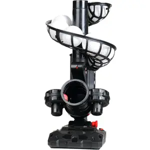 Furlihong Baseball Pitching Machine, 4 Adjustable Angles, 3 Pitch Angles, Power Bank/Battery Powered,for Beginners