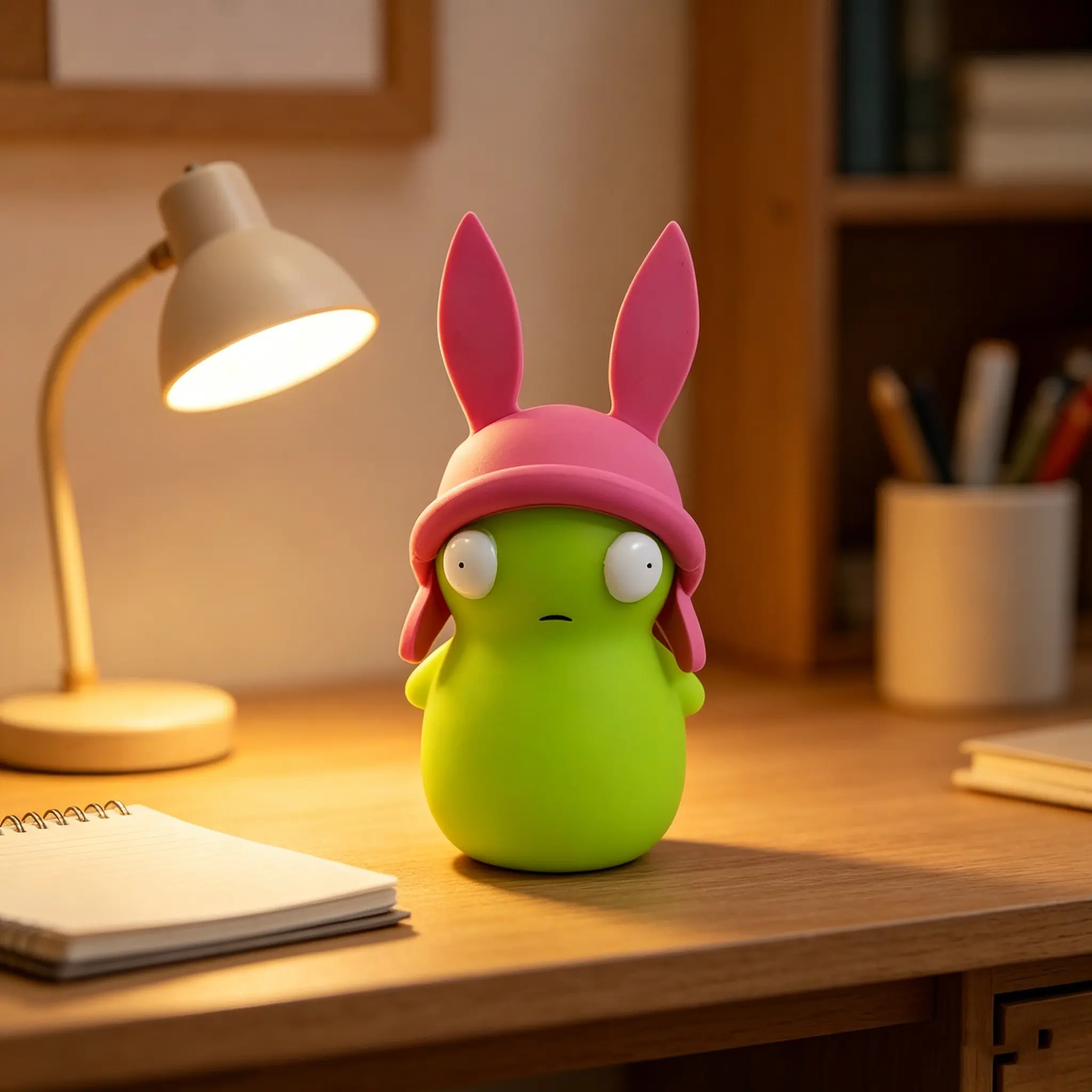1 pc Bob's Burgers Louise Glow-in-the-Dark Collectible Figure Decorative Figures Ornament Collectible Figurine
