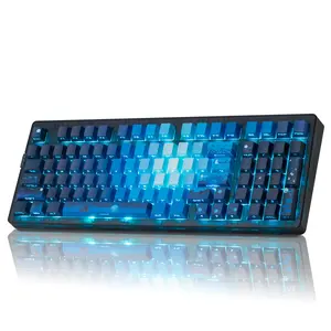 ZORNHER ZH980 Wireless bluetooth Mechanical Gaming Keyboard,95% Black hot swappable custom mechanical feel computer keyboard,rapid trigger keyboard,clickykeyboard,RGB Backlit,2.4GHz/USB-C/BT5.0