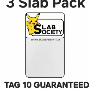 Three Slab Pokèmon Pack ~ TAG 10 Guaranteed
