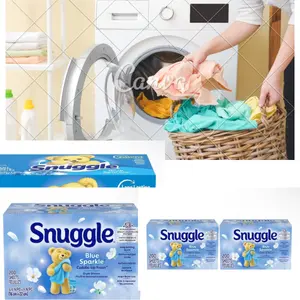Snuggle Fabric Softener Dryer sheets,Blue Sparkle, 200 count (pack of 2) Household
