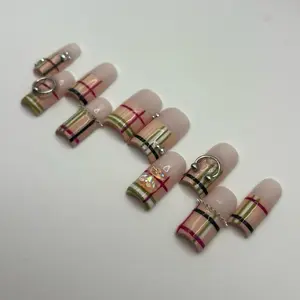 Plaid & Piercings press on nails Plaid & Piercings press on nails