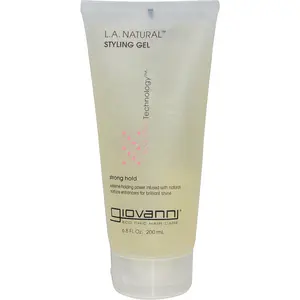 Giovanni, L.A. Natural, (3 Pack) Styling Gel, Strong Hold, 6.8 fl oz (200 ml)