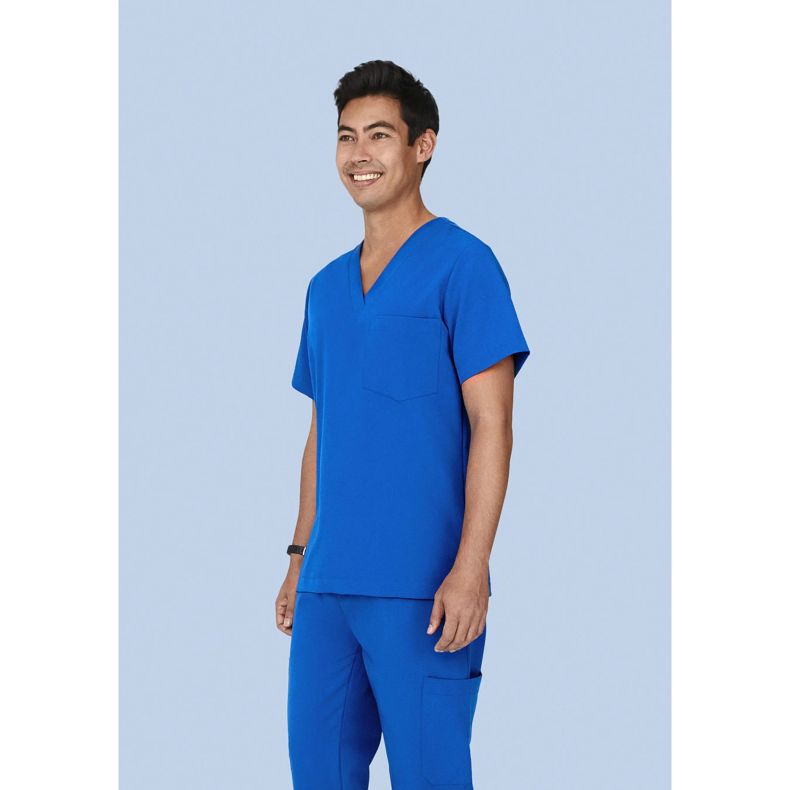 Two Pocket Top Royal Blue