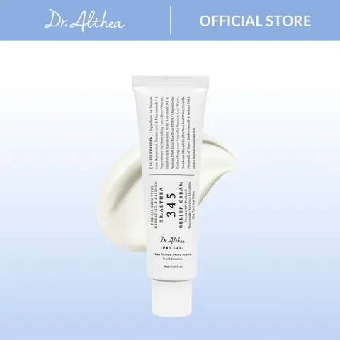 [Dr.Althea Official] 345 Relief Cream - Daily Face Moisturizer, Blemish Relief Care, Soothing Recovery, Vegan Korean Skincare