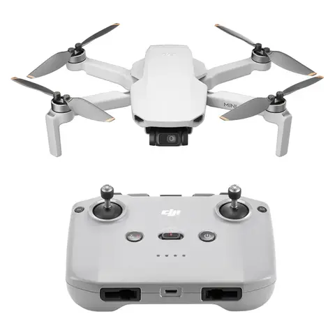 [Pre-Owned Options] DJI Mini 4K Electronic Drone with Remote, 4K UHD Camera for Adults, Under 249g, 3-Axis Gimbal Smooth Stabilization, 10km Range Video Transmission, Auto Return, Wind Resistance, 1 Battery for 31-Min Max Flight Time, GPS, Accessories