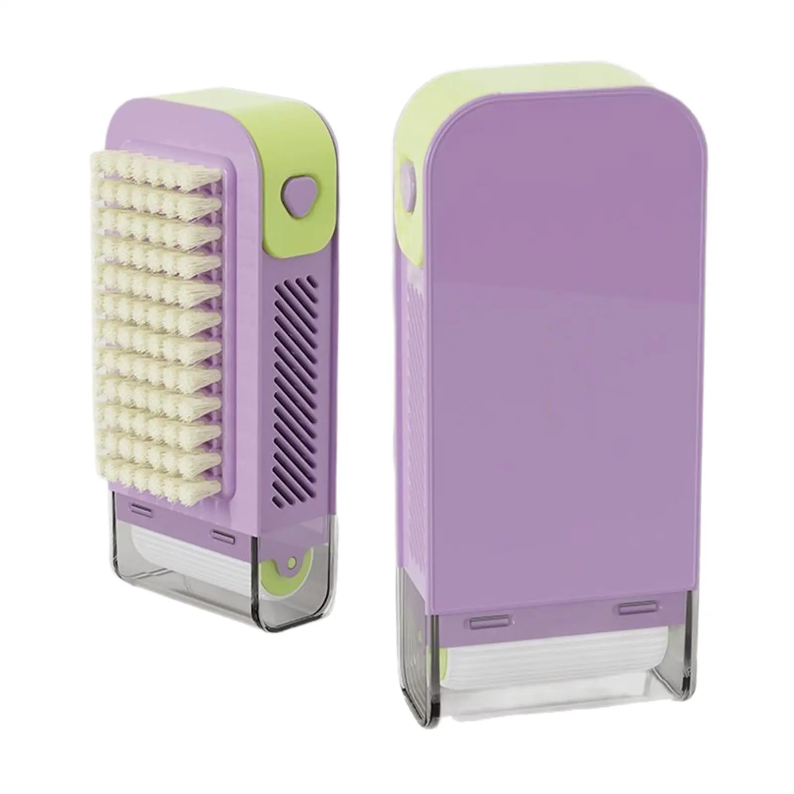 Travel Soap Case – Soap Box with Scrub Cleaning Brush, Multi-Purpose Soap-Dispenser with Roller | Portable-Soap-Container for Camping, Dorm, Kitchen, Clothes, Floor, Sink, Dishwashing, Bathroom, Shoe