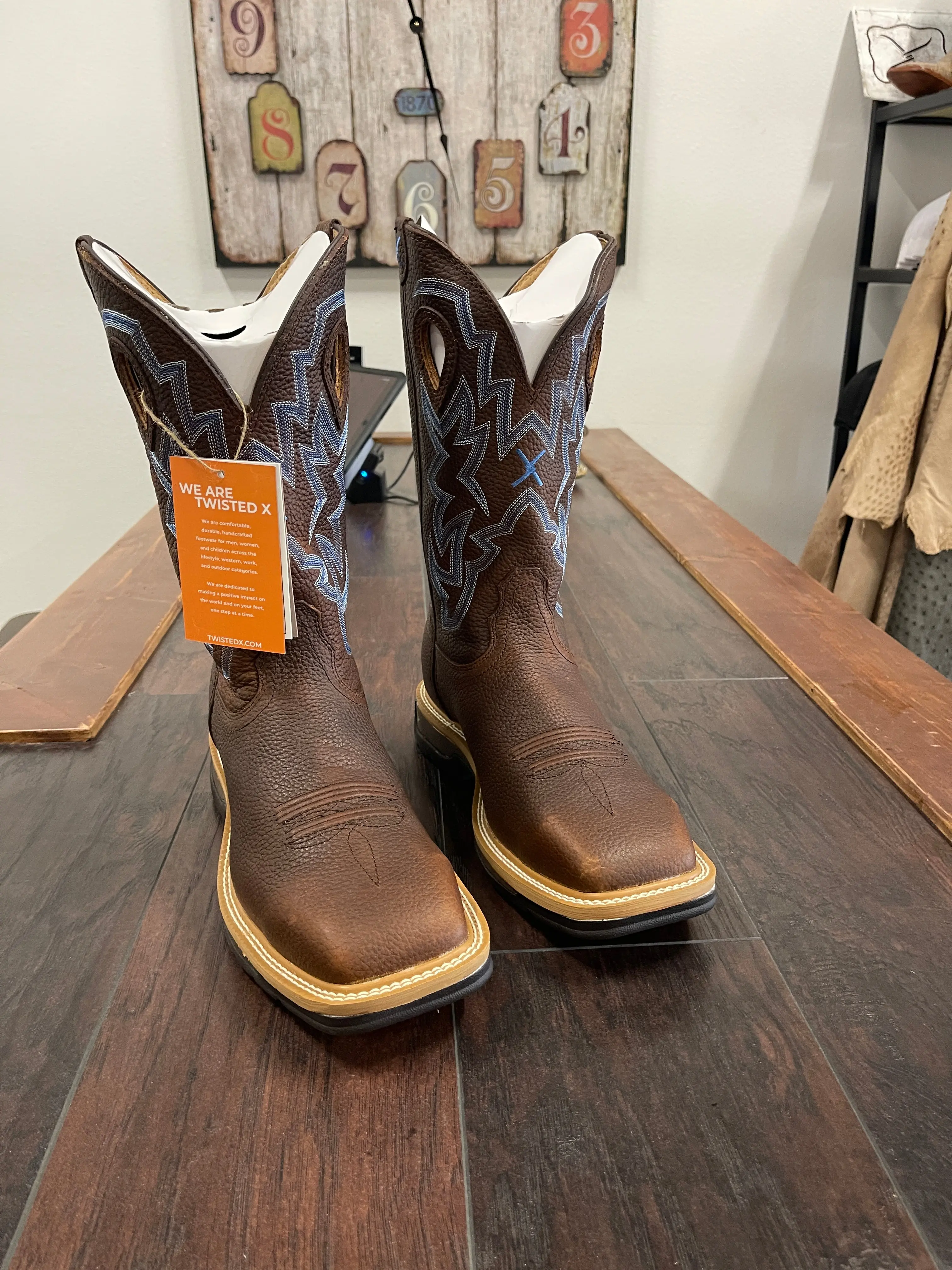 Twisted x steel toe Brown Pebble
