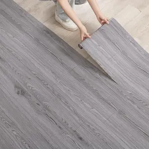 Self-adhesive Wall & Floor Sticker, Easy DIY Waterproof & Durable Wall & Floor Decorative Sticker, 40x300cm Vinyl Floor Tiles Wood Plank Flooring Wood Grain Pattern for Room